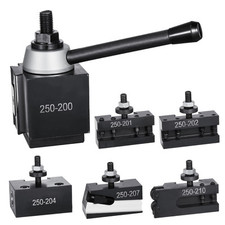 Quick Change Tool Post Set 6 Pcs Lathe Tool Holders for 10"-15" Mini Lathe