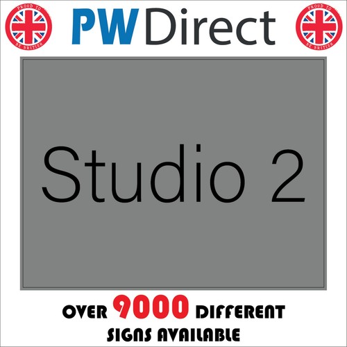Sign studio two - studio, 2