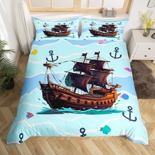Pirate Ship Duvet Cover Anchor