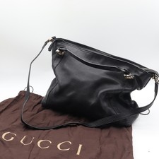 Gucci Large Black Pebbled