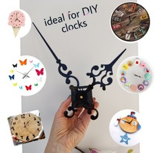 Quality Silent Quartz DIY clock mechanism movement Kit LARGE Hands Wall clock  