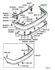 Reinforcement, RR Bumper, RH