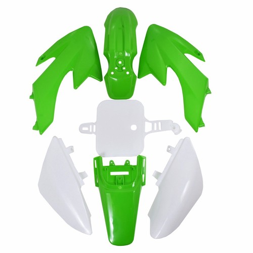 Green plastics fender kit - green,