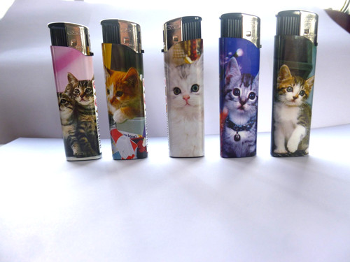 Cat lighters refillable - x,