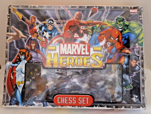 Marvel heroes chess set - chess,