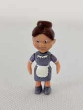 Vintage Oh Penny Figure Woman In Purple Apron Figurine 1.5" - Bluebird Toy