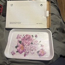 Pattern Of Life Melamine Serving Tray For Serving Food Or Coffee