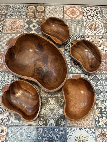 Vintage wooden bowls - vintage,