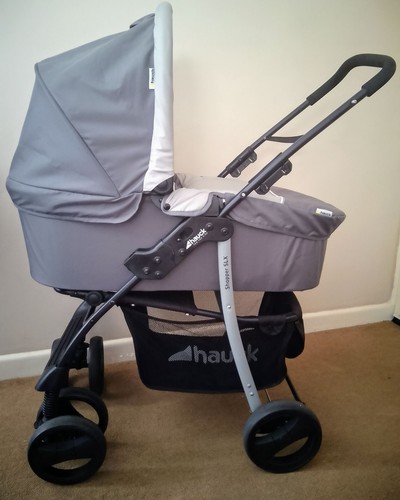 Hauck slx shopper grey pram - hauck,