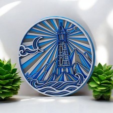 Lighthouse Stormy Wall Art