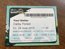 2019 PAUL WELLER - TICKET FROM
