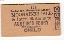 Railway ticket Australia