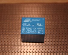 Songle - mini power relays SPDT 5-pins PCB mount DC coils Non-latching