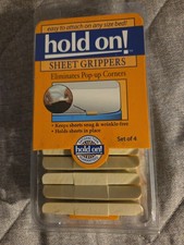 Vintage Sheet Grippers Set of