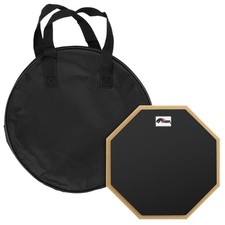Tiger TDA4-10, 10" Drum Practice Pad with Carry Bag – Desktop or Stand Mountable