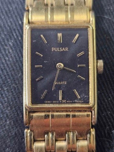 Vintage pulsar v232 6650 gold - pulsar, v232-6650