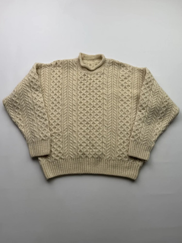 Vintage irish aran cable knit - vintage,