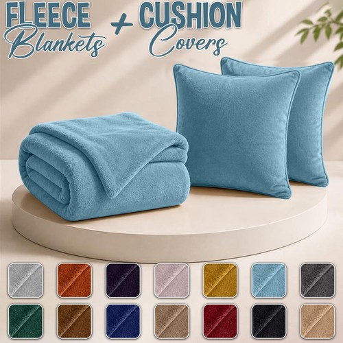 Fleece blanket cushion cover - blanket,