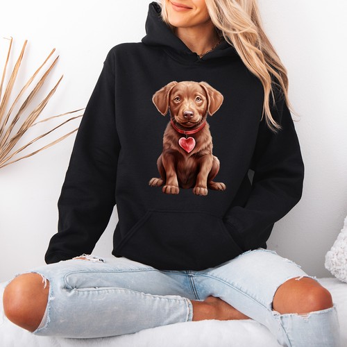 Chocolate labrador puppy dog - chocolate,