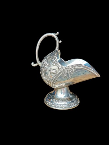 Vintage silver plated sugar - plated,