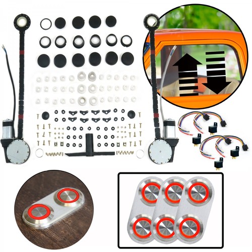 Door power window kit with - 2-door,