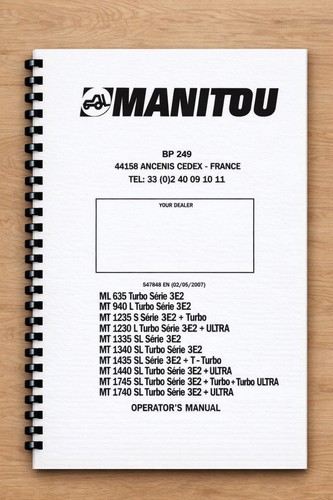 Manitou 635 940 1235 - manitou, ml