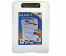 A4 Clipboard Tuff Box Clear