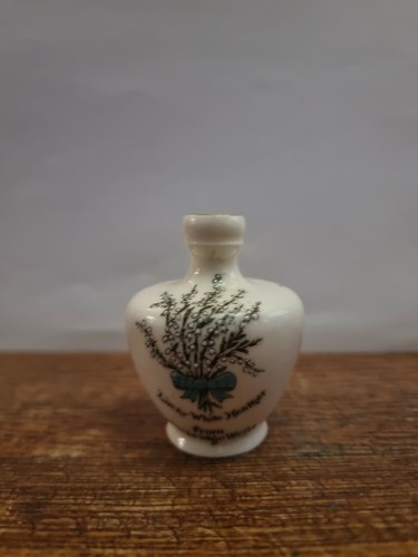 Lucky white heather vase - vase, by