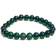 Green Jade Bracelet 8mm Beads