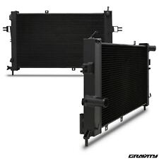 40mm BLACK ALLOY RADIATOR RAD FOR VAUXHALL OPEL ASTRA G MK4 2.0 Z20LET GSI SRI