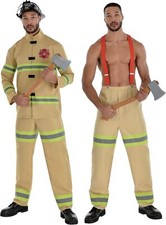 Firefighter Fire Man Yellow