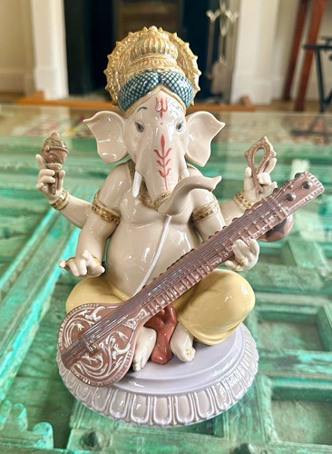 Lladro ganesha deity - deity, statue