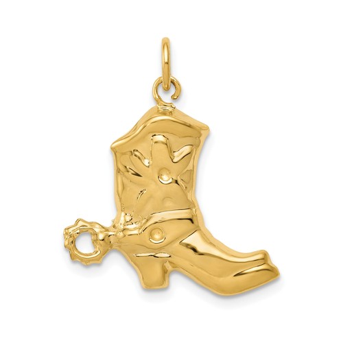 14k yellow gold cowboy - 14k,