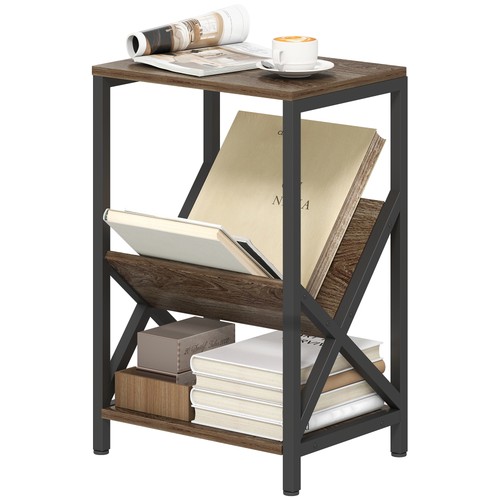 Homcom narrow side table - homcom, table,