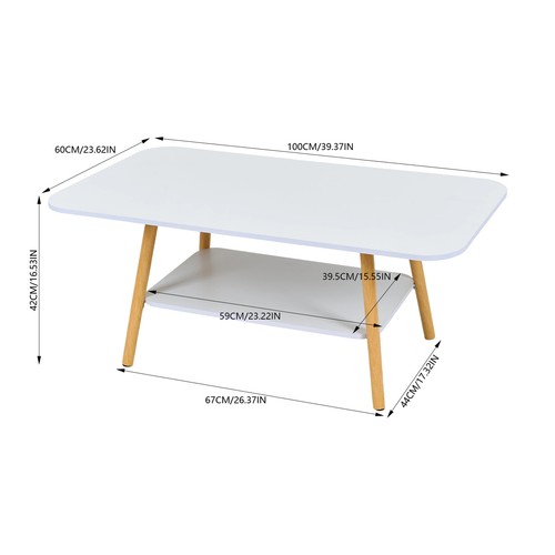 Modern coffee table oval - coffee,