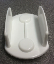 White Shower Door Half Handle Elddis Compass Lunar Swift Caravan Motorhome SDH3