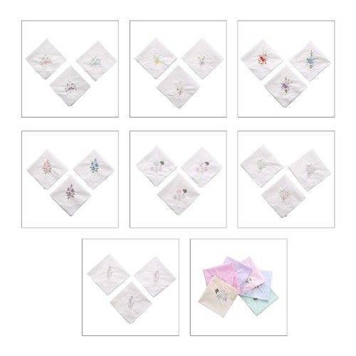 Cotton ladies handkerchiefs - cotton,