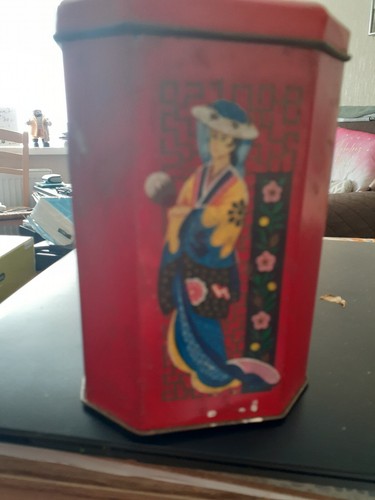 Typhoo tea tin caddy - typhoo, tin/caddy