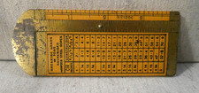 Vintage J Rabone Advertising Brass & Boxwood Rope Gauge # 1206 (SUNDERLAND int.)