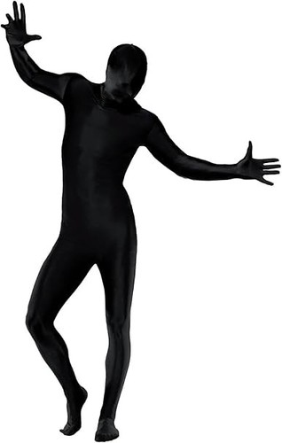 Smiffys black second skin - black,