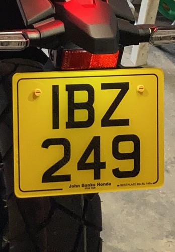 Ibz 249 private number plate - 249,