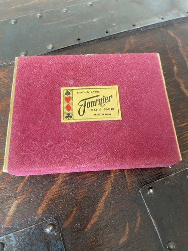 Vintage fournier playing cards - playing,