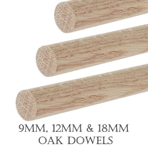 297mm oak dowel hardwood - 297mm,