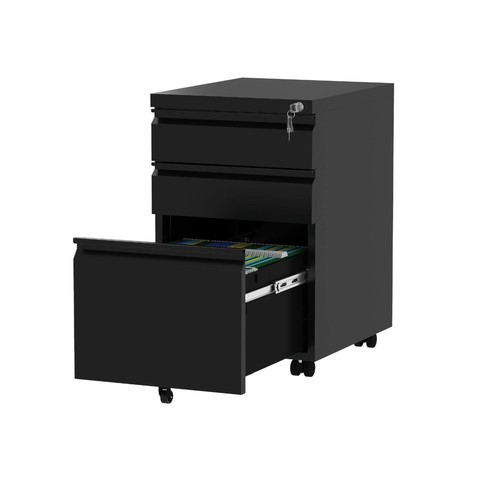Lockable drawer filing - lockable, 3-drawer