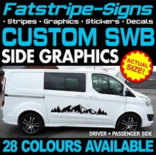 to fit FORD CUSTOM SWB CAMPER VAN STICKERS GRAPHICS DECALS STRIPES MOTORHOME