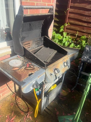 Used gas bbq barbecue grill - bbq,