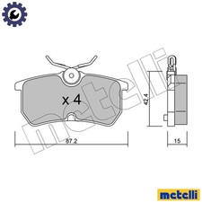 BRAKE PAD SET DISC BRAKE