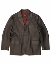 MILAN Mens 3 Button Leather