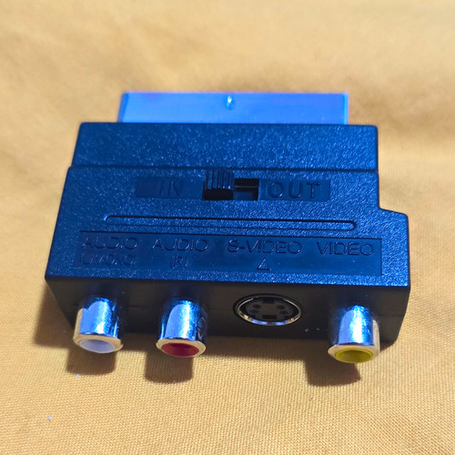 Scart rca female s video - rca, s-video