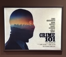 Crime 101 ORIGINAL UK QUAD